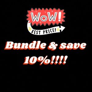 BUNDLE 2 OR MORE ITEMS & SAVE!!!!